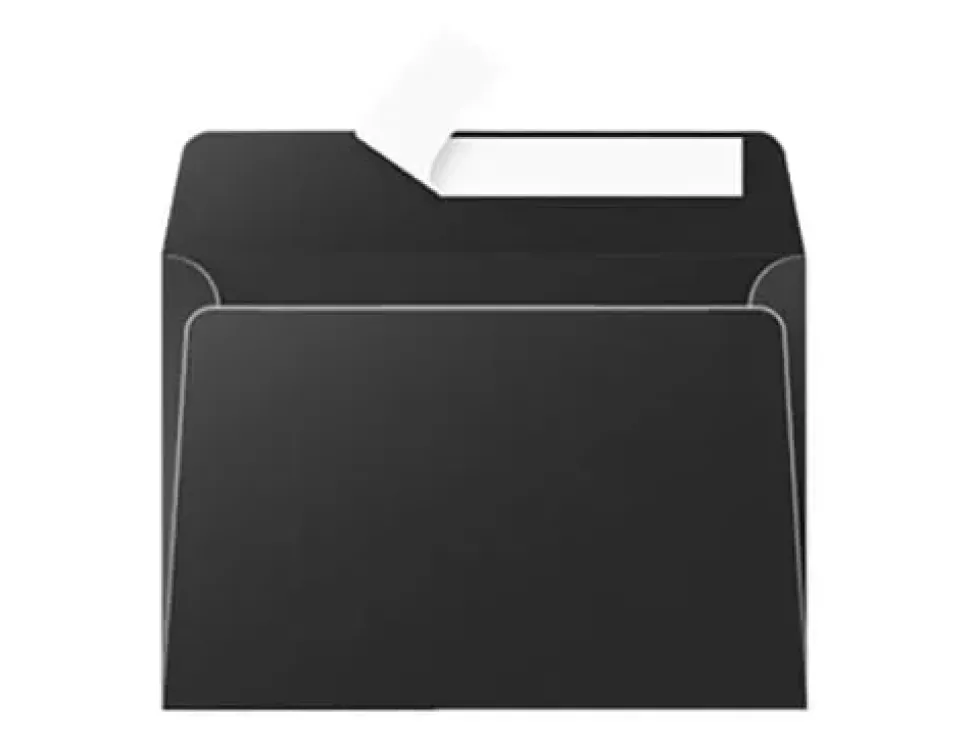 Set 20 sobres negros Pollen Clairefontaine 114x162mm