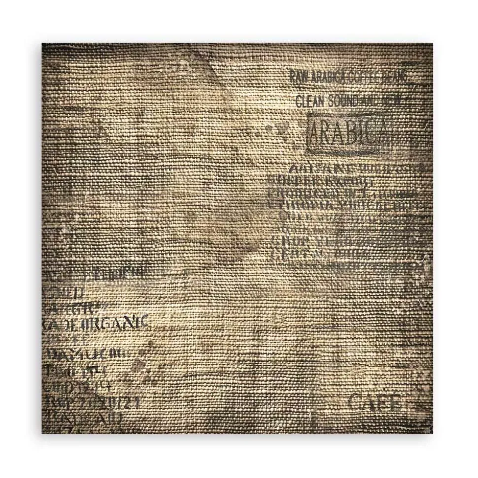 Set 4 Telas Fabric Coffee & Chocolate Stamperia 30x30cm