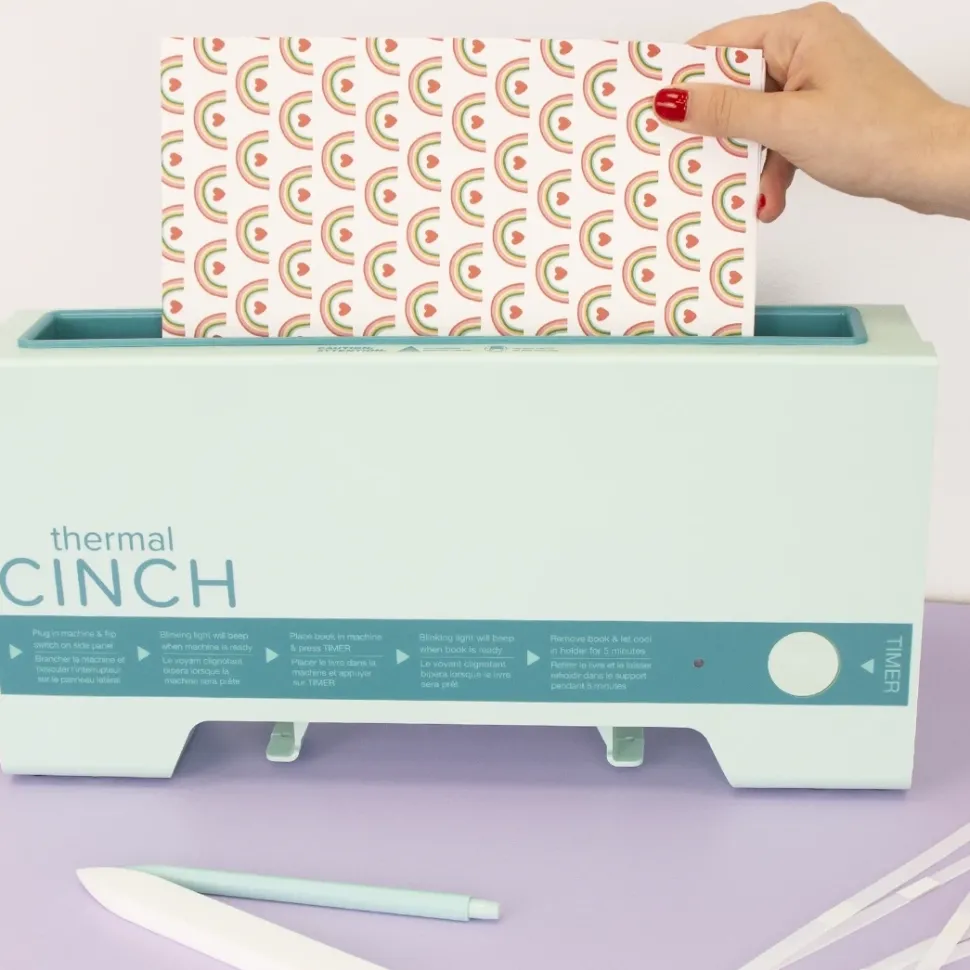 Set 50 tiras adhesivas encuadernadora termal Craftelier