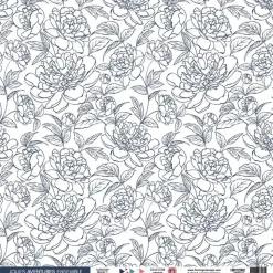 Set 4 Vellum Liberty Florilèges Design 30x30cm