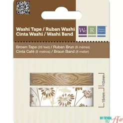 Set 2 Washi Tape Marrón We R Memory Keepers