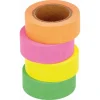 Set 4 washi tape Neón Artemio