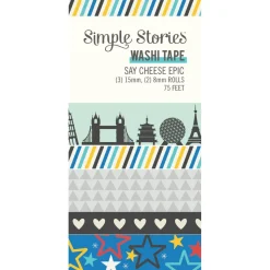 Set 5 Washi Tape Say Cheese Epic Simple Stories