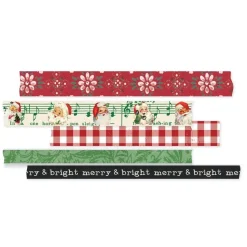 Set 5 Washi Tape Simple Vintage Dear Santa Simple Stories