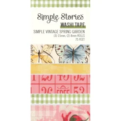 Set 5 Washi Tape SV Spring Garden Simple Stories