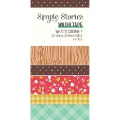 Set 5 Washi Tape What's Cookin'? Simple Stories