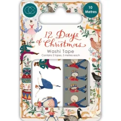 Set 2 washi tapes 12 Days of Christmas Craft Consortium