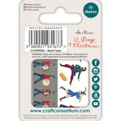 Set 2 washi tapes 12 Days of Christmas Craft Consortium