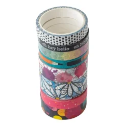 Set 8 washi tapes Bold and Bright Vicki Boutin