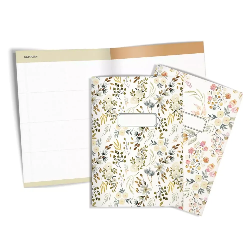 Set agendas semanales Flores Castellano Cocoloko