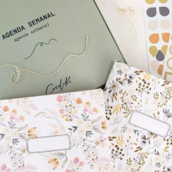 Set agendas semanales Flores Castellano Cocoloko