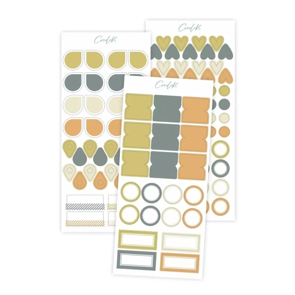 Set agendas semanales Flores Castellano Cocoloko