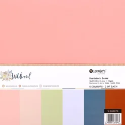 Set cartulinas texturizadas Wildwood Rosie's Studio 30x30cm