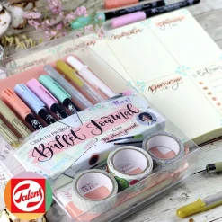 Set Crea tu propio Bullet Journal Coral Pastel Talens