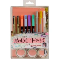 Set Crea tu propio Bullet Journal Coral Pastel Talens