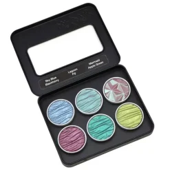 Set de 6 acuarelas Pearlcolor Paradise Coliro