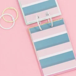 Set de 6 anillas 45mm Azul bebé Craftelier