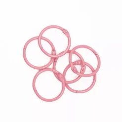 Set de 6 anillas 30mm Bubblegum Craftelier