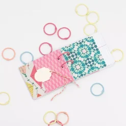 Set de 6 anillas 30mm Bubblegum Craftelier