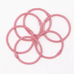 Set de 6 anillas 45mm Bubblegum Craftelier