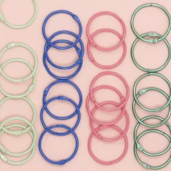 Set de 6 anillas 45mm Bubblegum Craftelier