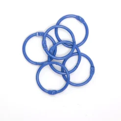 Set de 6 anillas 30mm Navy Blue Craftelier