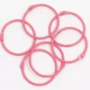 Set de 6 anillas 45mm Rosa fucsia Craftelier