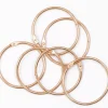 Set de 6 anillas 60mm Rose Gold Craftelier