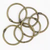 Set de 6 anillas 45mm Vintage Bronze Craftelier