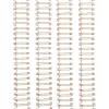 Set de 4 anillas para encuadernar Rose Gold 1" para Cinch