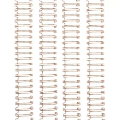 Set de 4 anillas para encuadernar Rose Gold 1" para Cinch