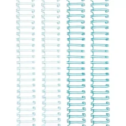 Set de 4 anillas para encuadernar Azules 1" para Cinch