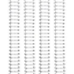 Set de 4 anillas para encuadernar Plata 1" para Cinch