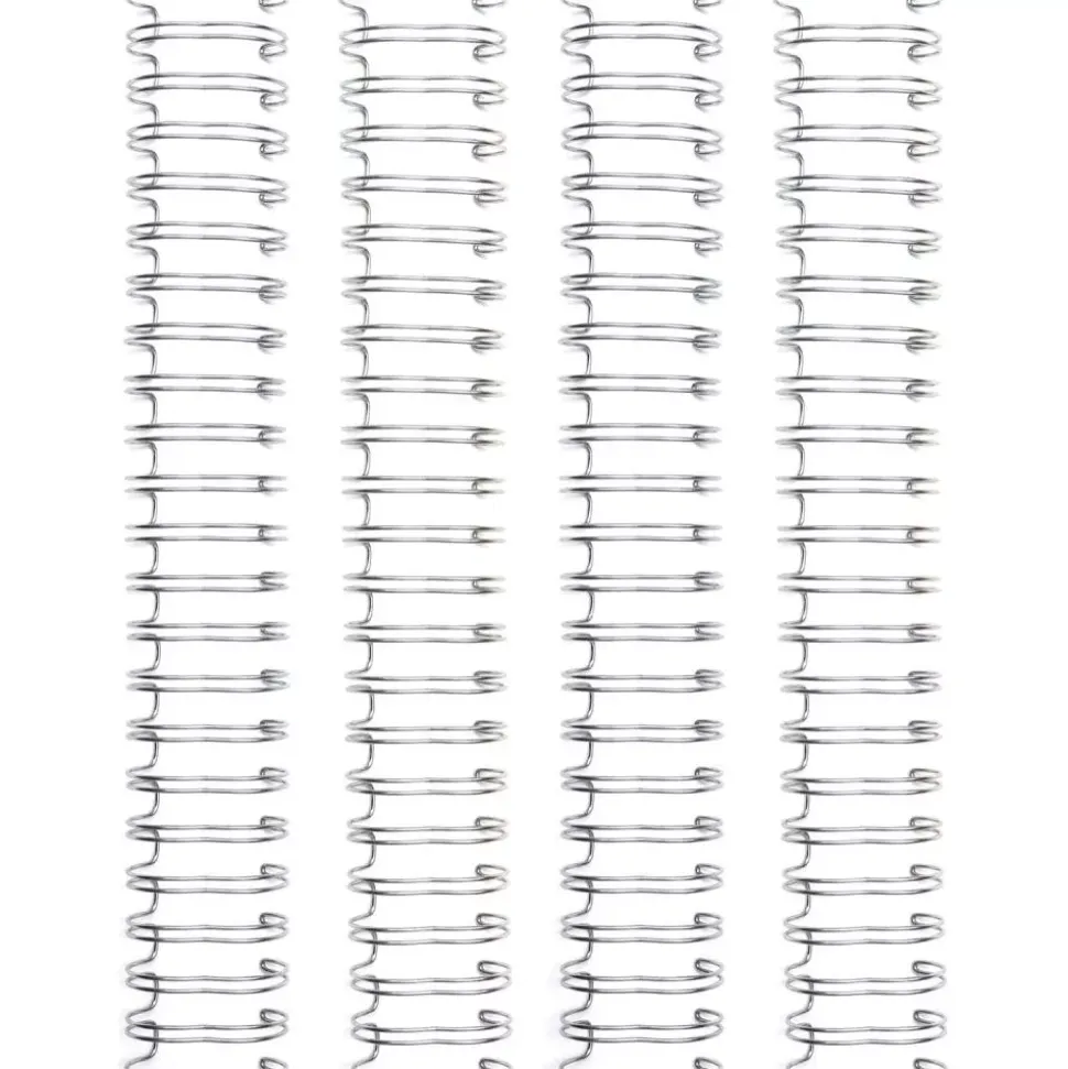 Set de 4 anillas para encuadernar Plata 1" para Cinch