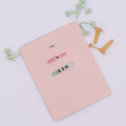 Set de 50 Brads Metalizados Silver Craftelier