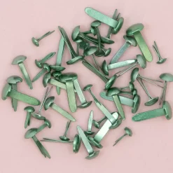 Set de 50 Brads Metalizados Turquoise Craftelier