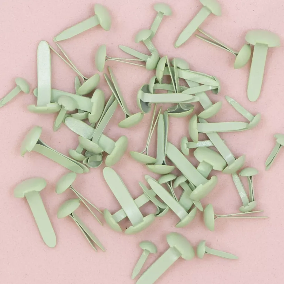 Set de 50 Brads Mint Green Craftelier
