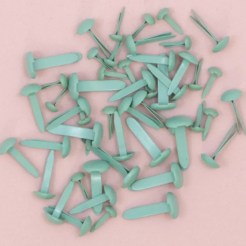 Set de 50 Brads Turquoise Craftelier