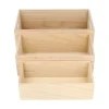 Set de 3 cajas de madera