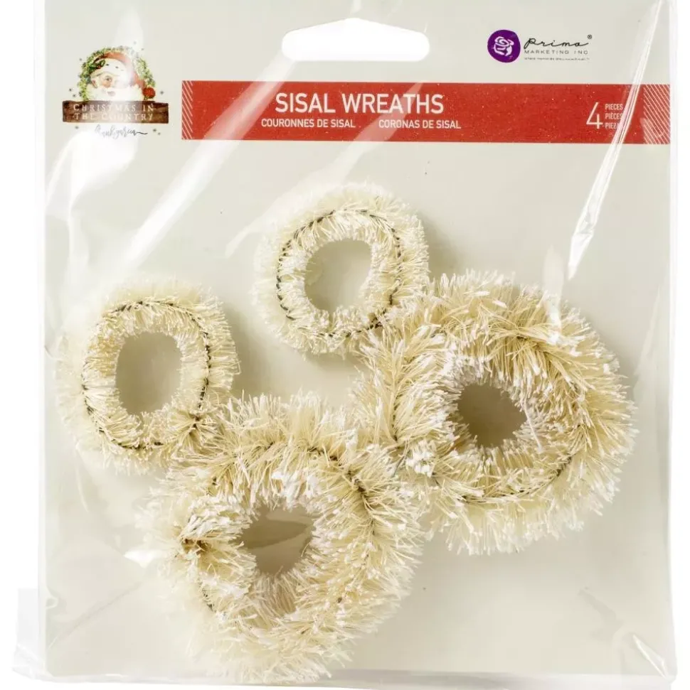 Set de 4 coronas Christmas in the country Frank García