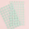 Set de 60 Círculos de Velcro Turquesa Craftelier 15mm