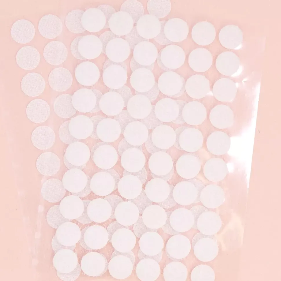 Set de 60 Círculos de Velcro Craftelier 13mm