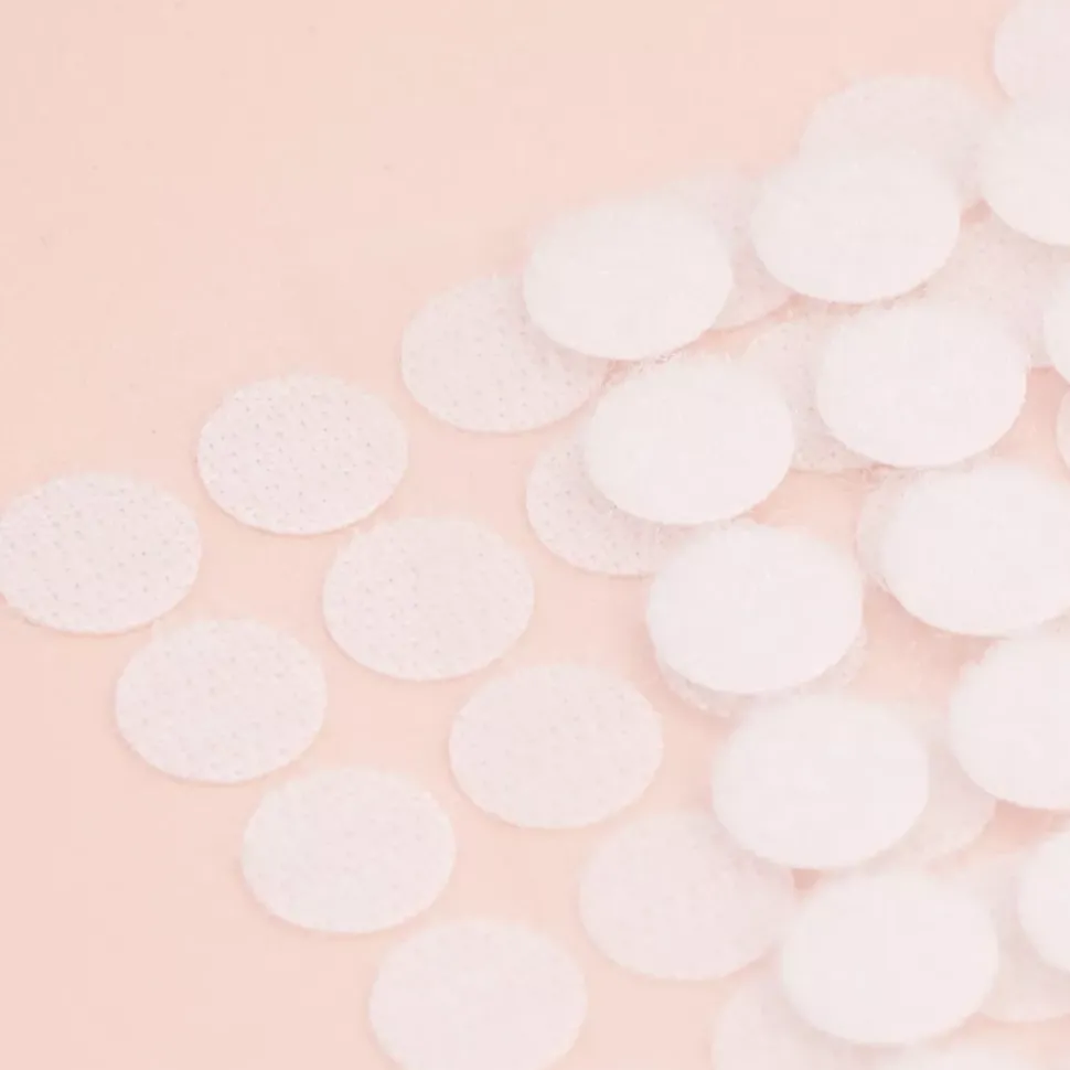 Set de 60 Círculos de Velcro Craftelier 13mm