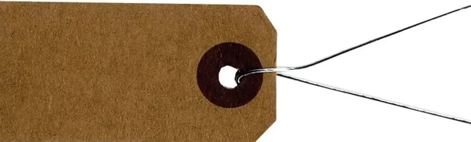 Set de 50 Die-Cut Etiquetas Kraft Artemio