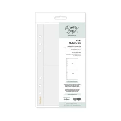 Set de 10 Fundas Para Álbumes 2 Bolsillos Cuadrados Memory Loquer Lora Bailora 4"x8"