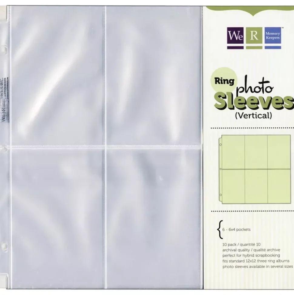 Set de 10 Fundas Protectoras Divididas We R Memory Keepers 30x30cm