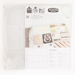 Set de 10 fundas protectoras bolsillos 6"x4" & 3"x4" We R Makers 30x30cm