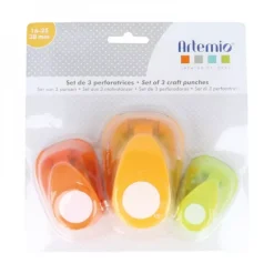 Set de 3 perforadoras Círculos Artemio