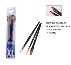 Set de 3 pinceles Art Creation XL