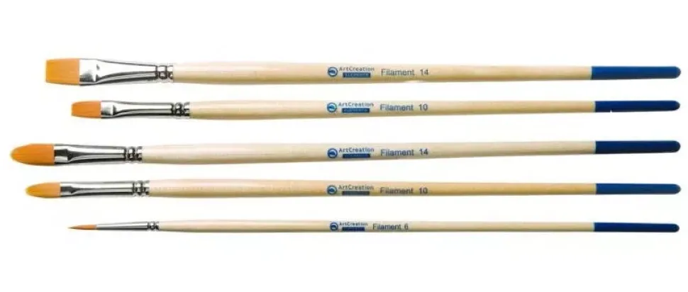 Set de 5 pinceles de mango largo ArtCreation